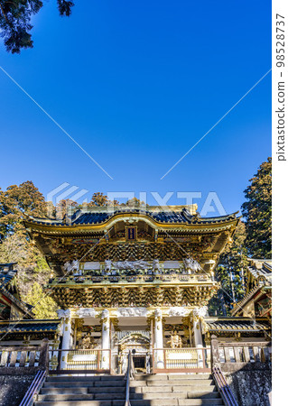 冬季的日光東照宮，栃木縣日光市陽明門 98528737