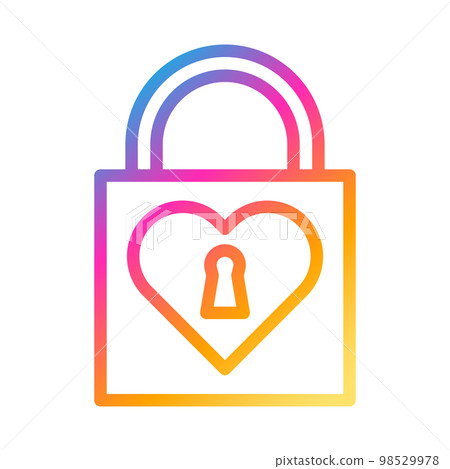 Valentine icon set gradient style vector illustration perfect. Valentine icon set gradient style vector illustration perfect. 98529978