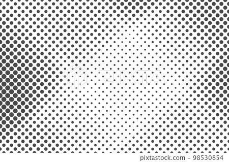 Halftone dotted background. Retro mirror texture. Monochrome gradation effect. Vector pattern Halftone dotted background. Retro mirror texture. Monochrome gradation effect. Vector pattern 98530854