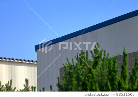 Image of the outer wall of the factory 98531505
