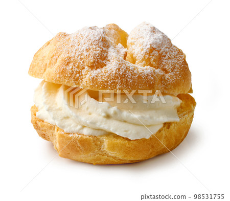 freshly baked cream puff freshly baked cream puff 98531755