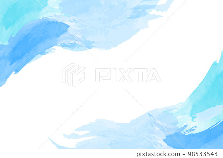日式水彩背景藍色矢量 日式水彩背景藍色矢量 98533543