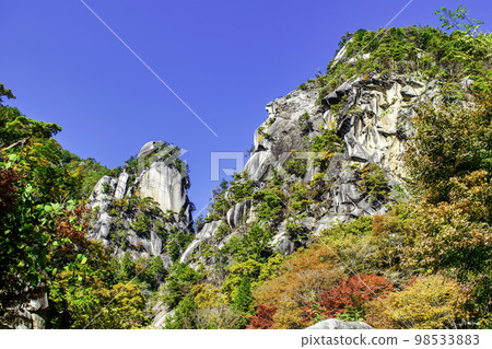 山梨縣昇仙峽覺園坊和天狗岩紅葉風景 日本遺產 山梨縣昇仙峽覺園坊和天狗岩紅葉風景 日本遺產 98533883