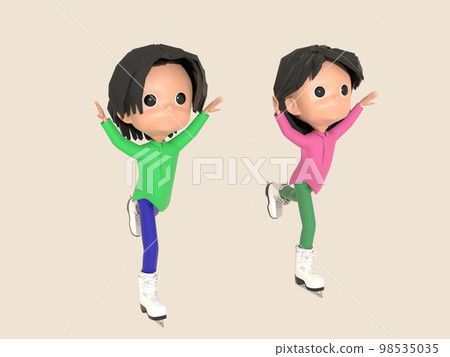 children figure skating 98535035