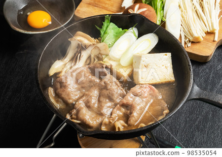 壽喜燒常見的壽喜燒日本食品 98535054