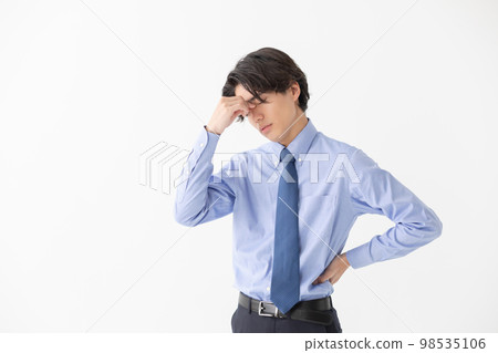 商人頭痛擔心累了 98535106