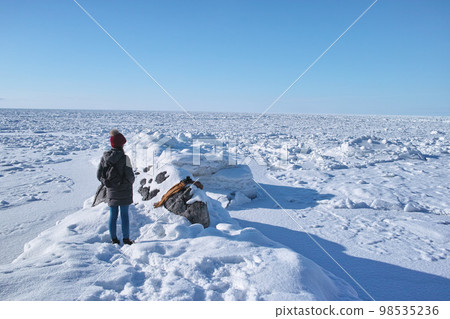 Ice floe of Shiretoko Ice floe of Shiretoko 98535236