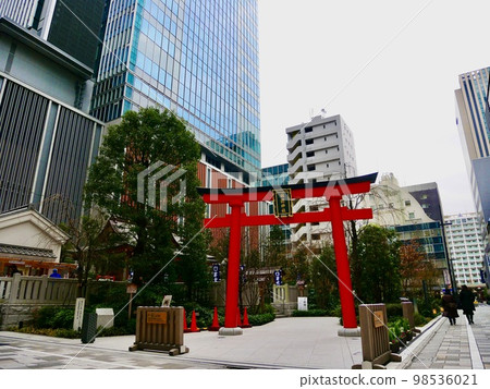 "Nihonbashi, Tokyo" Fukutoku Shrine (Mebuki Inari) 98536021
