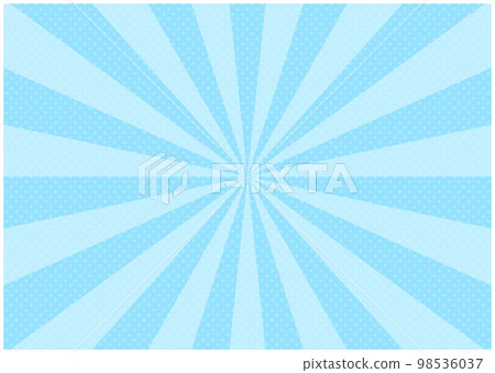 Pop concentrated line dots (light blue) 98536037