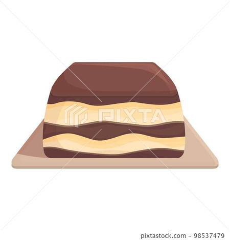 Restaurant tiramisu icon cartoon vector. Cake dessert. Piece pastry Restaurant tiramisu icon cartoon vector. Cake dessert. Piece pastry 98537479