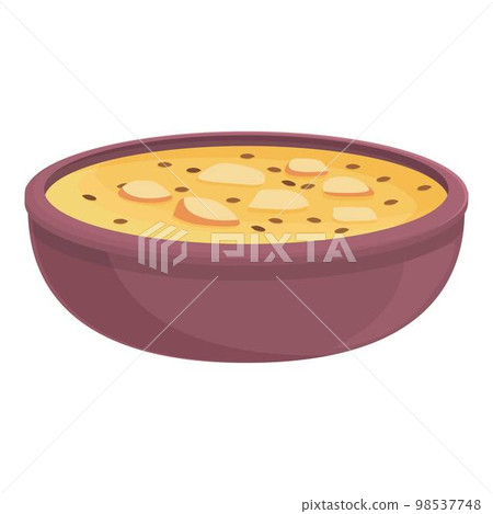 Thai soup icon cartoon vector. Food dish. Meal korean 98537748
