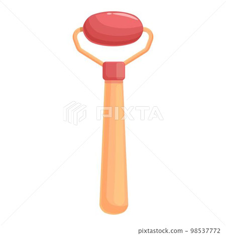 Spa massager icon cartoon vector. Face skin. Care tool 98537772