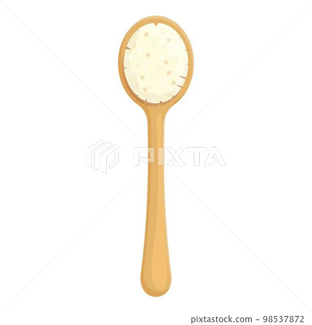 Shower brush icon cartoon vector. Wood care. Beauty care 98537872