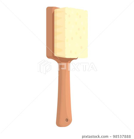 Spa massage brush icon cartoon vector. Body care. Beauty dry 98537888