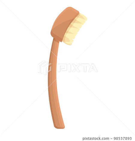 Beauty massage brush icon cartoon vector. Body tool. Care bath Beauty massage brush icon cartoon vector. Body tool. Care bath 98537893