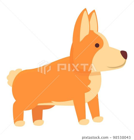 Dog style icon cartoon vector. Cute corgi. Funny pet Dog style icon cartoon vector. Cute corgi. Funny pet 98538043