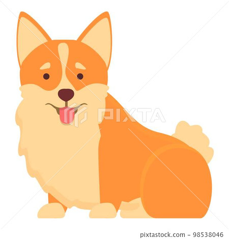 Dog pet icon cartoon vector. Royal canine. Small badge 98538046