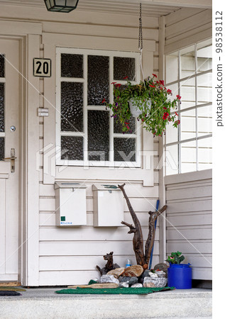 House entrance in Andalsnes - Norway 98538112