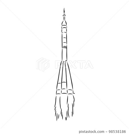 How To Draw Space Shuttle  Rocket Space Shuttle Drawing HD Png Download   Transparent Png Image  PNGitem