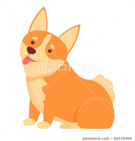 Funny corgi icon cartoon vector. Dog animal. Baby breed Funny corgi icon cartoon vector. Dog animal. Baby breed 98538464