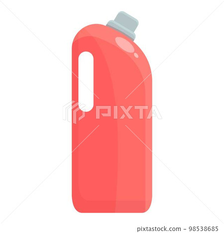 Cleaner bottle icon cartoon vector. Plastic product. Spray container Cleaner bottle icon cartoon vector. Plastic product. Spray container 98538685