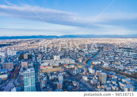 Townscape of Hamamatsu City (Shizuoka Prefecture) on the mountain side Townscape of Hamamatsu City (Shizuoka Prefecture) on the mountain side 98538715
