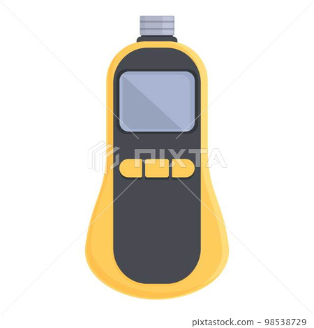 Gas detector tool icon cartoon vector. Check equipment. Digital instrument 98538729