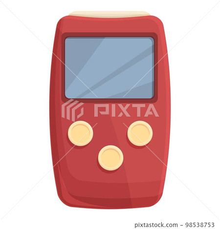 Safety gas detector icon cartoon vector. Portable equipment. Digital device Safety gas detector icon cartoon vector. Portable equipment. Digital device 98538753