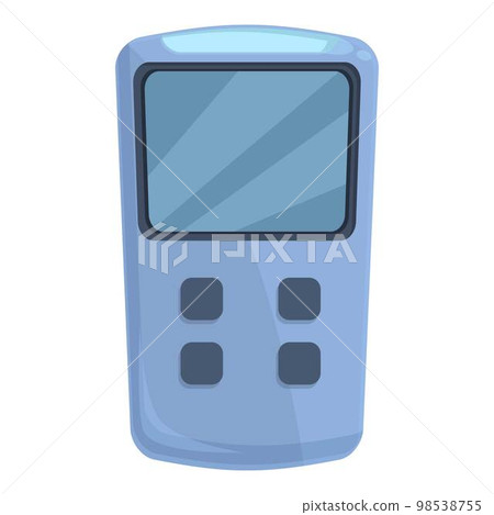 Natural gas detector icon cartoon vector. Leak monitor. Digital instrument Natural gas detector icon cartoon vector. Leak monitor. Digital instrument 98538755