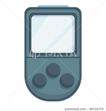 Gas detector device icon cartoon vector. Monitor instrument. Portable equipment Gas detector device icon cartoon vector. Monitor instrument. Portable equipment 98538770