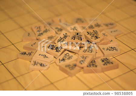 Shogi board and piece 98538805