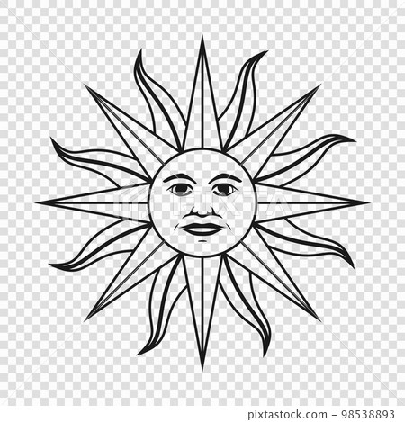 Thin line emblem of Uruguay 98538893