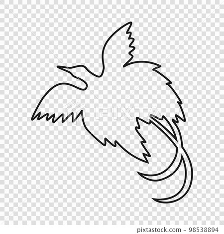 Thin line emblem of Papua New Guinea Thin line emblem of Papua New Guinea 98538894