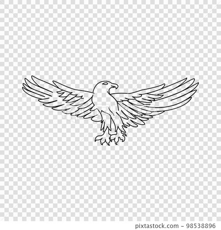Thin line emblem of Zambia Thin line emblem of Zambia 98538896