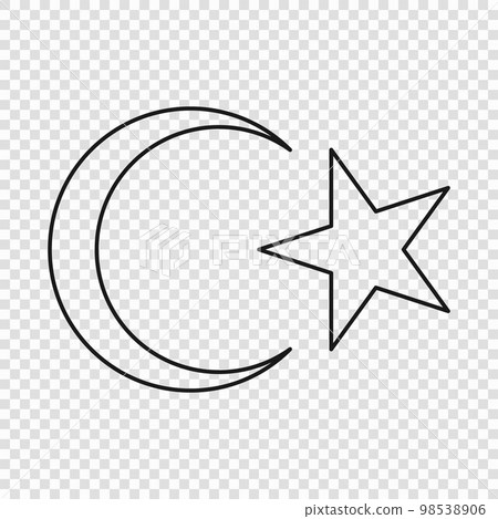 Thin line emblem of Libya Thin line emblem of Libya 98538906