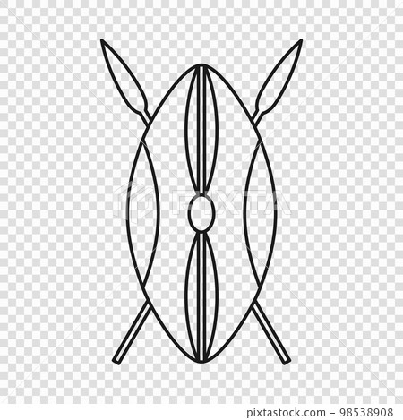 Thin line emblem of Kenya 98538908