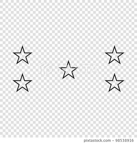 Thin line emblem of Honduras 98538916