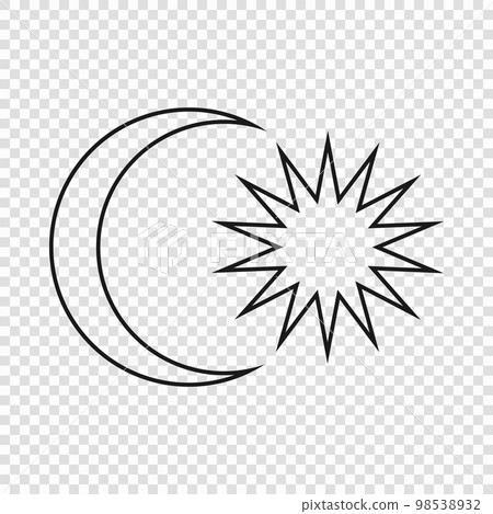 Thin line emblem of Malaysia 98538932
