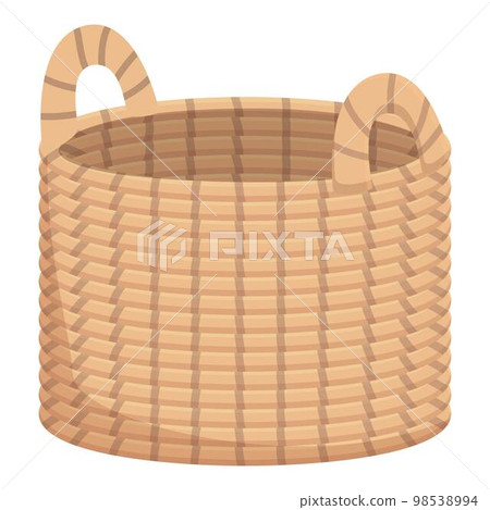 Knot basket icon cartoon vector. Natural braid. Decoration cable 98538994