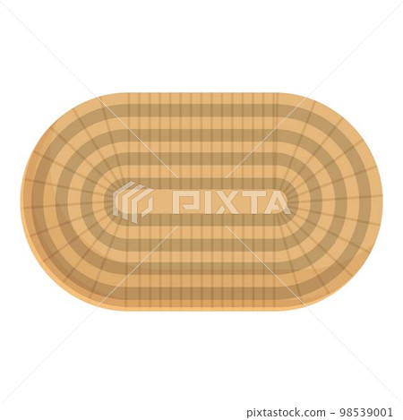 Home rope icon cartoon vector. Natural knot. Ball tied 98539001