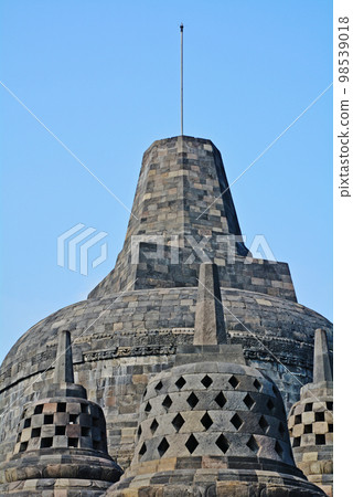 Borobudur, a World Heritage Site in Java, Indonesia 98539018