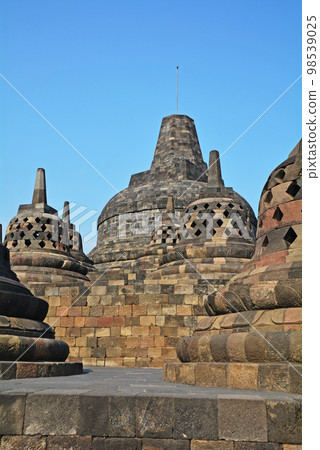Borobudur, a World Heritage Site in Java, Indonesia 98539025