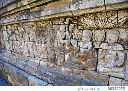 印度尼西亞爪哇的世界遺產婆羅浮屠 98539055