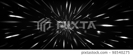Sparks in motion with blur, speed light effect Sparks in motion with blur, speed light effect 98540275