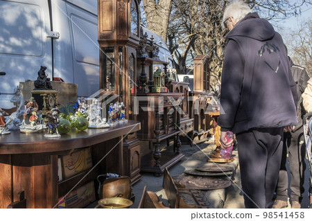 Big flea market in Odessa, Ukraine 98541458