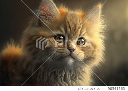 cat, kitten, ginger 98541563