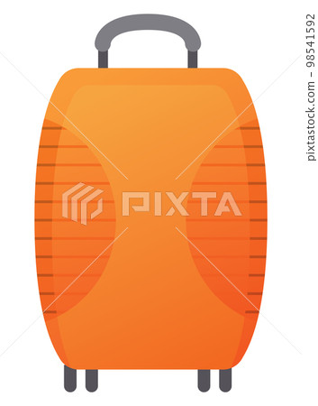 Travel luggage, bag or suitcase. Tourism and travel concept. Journey package, business travel bag, trip luggage. Vector flat icon illustration Travel luggage, bag or suitcase. Tourism and travel concept. Journey package, business travel bag, trip luggage. Vector flat icon illustration 98541592