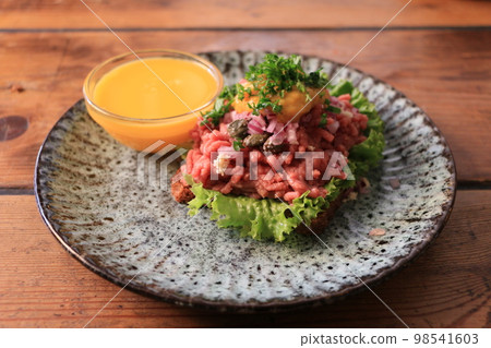 Danish smorrebrod (open sandwich) Danish smorrebrod (open sandwich) 98541603