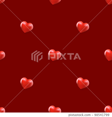 vector heart seamless pattern background with... - Stock Illustration ...