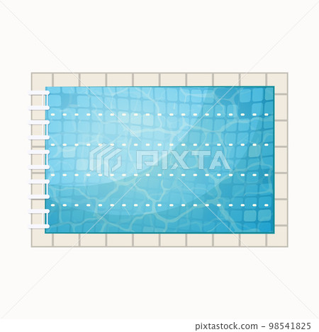 Blue water swimming pool 98541825